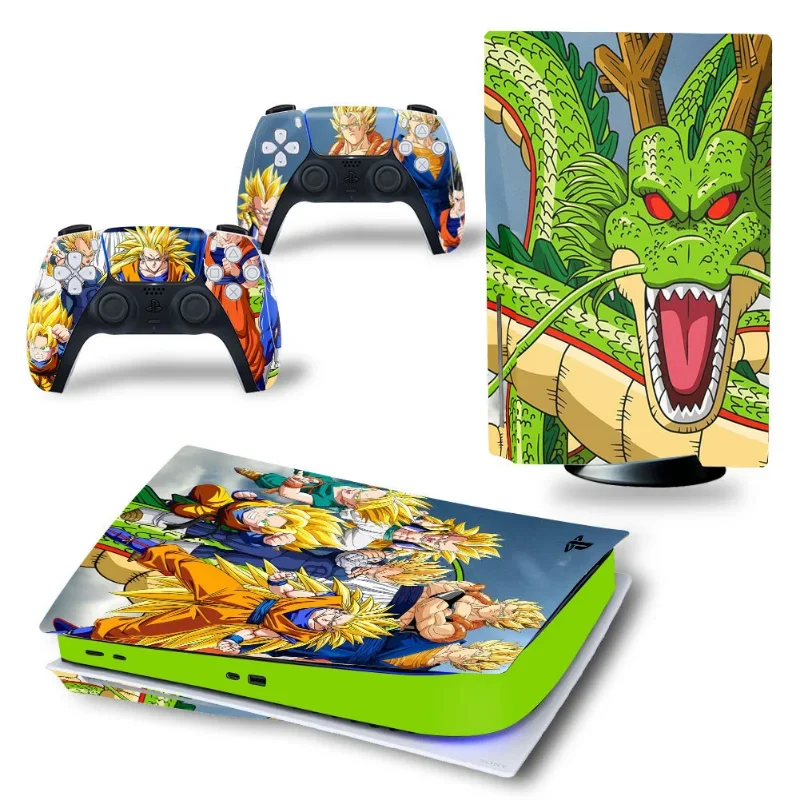 PS5 Standard Disc Console Skin Stickers Decal Cover Vinyl Dragon Ball Z Son  Goku
