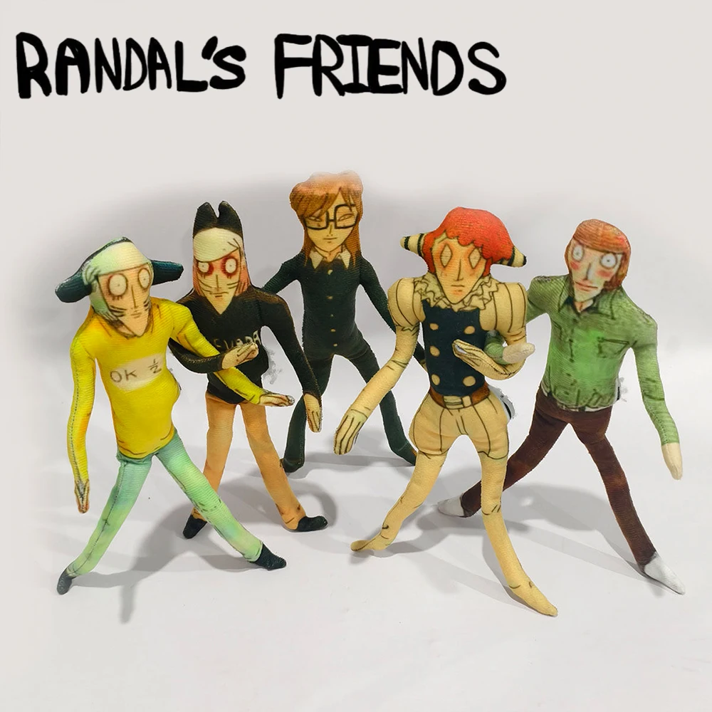Anime Ranfren Randal's Friends Randal Cosplay Doll Plush Stuffed Dolls Abstract Joint Mobility Room Decoration Halloween Gifts plush toy plush doll action figures toys anime ornament
