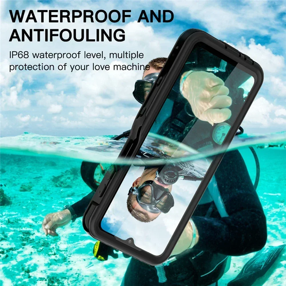 IP68 Waterproof Case For Samsung Galaxy A15 A54 A34 A24 A53 A33 A23 A14 A13 A 04 22 S A52 A32 A72 A52S A12 M12 Shockproof Cover