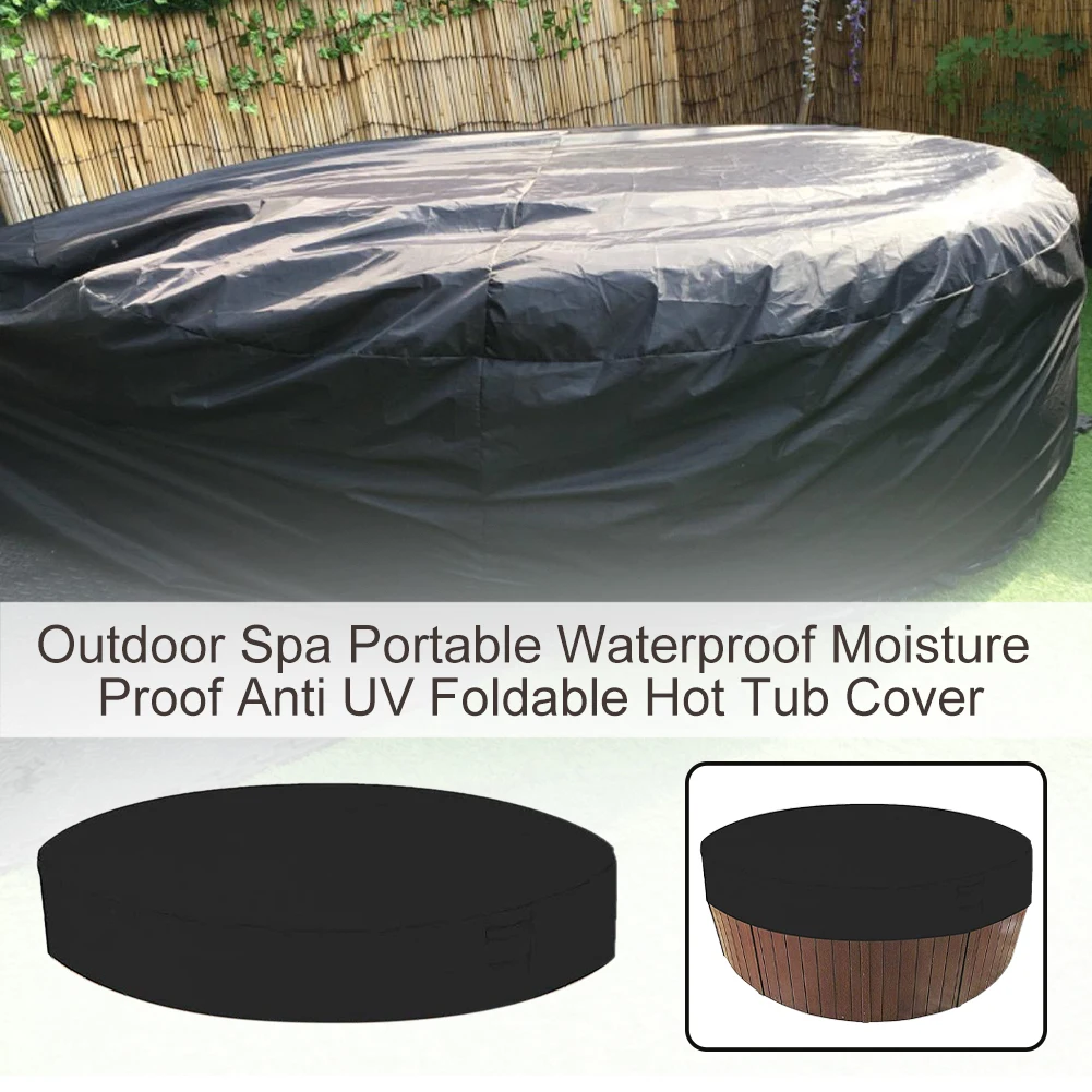 Tanio Outdoor Spa Tub Cover Weather Resistant Solid Shade Protector sklep