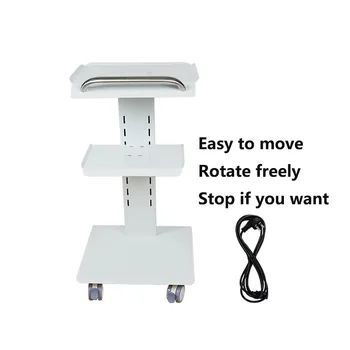 Strumento per clinica odontoiatrica Carrello medico Scaffale mobile Tavolo Unità odontoiatrica Carrello portatile con ruote universali silenziose Vassoio a tre strati