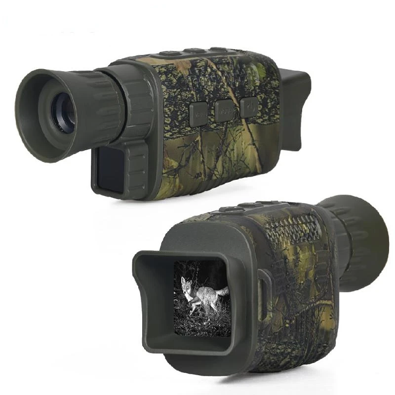 

NV1000 Night Vision Device Infrared Optical Night Vision Monocular Device 9 Languages 5X Digital Zoom Photo Video Playback