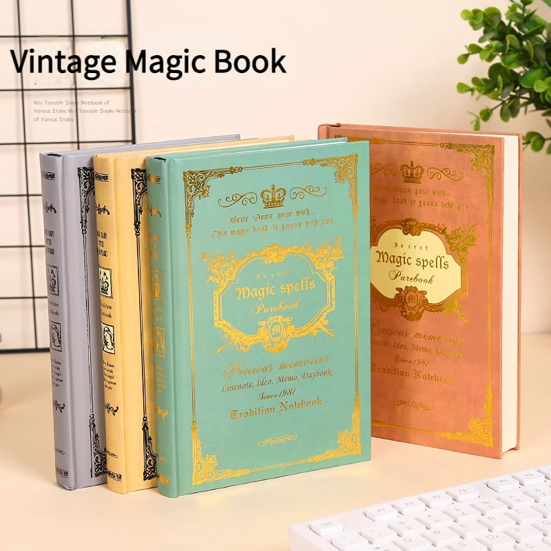 Retro Style A5 Notebook for Writing and Note Taking