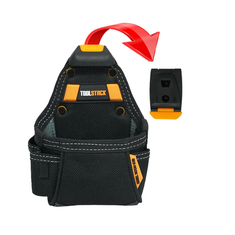TOOLSTACK Borsa Porta Attrezzi Portatile, Marsupio Resistente per Edilizia, Elettricisti e Falegnameria, 1 Pezzo - immagine 3