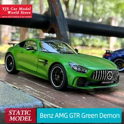 NOREV 1/18  AMG GTR Green Devil Alloy Car model Collection decoration sport Send a gift to a friend's companys car