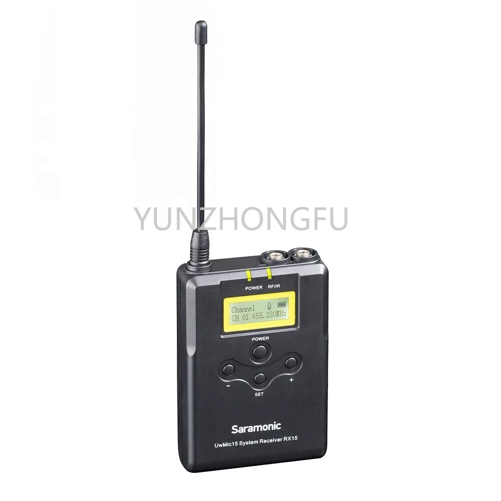 

Saramonic UwMic15 16-Channel UHF Wireless Handheld Microphone System with Portable Camera-Mountable Wireless Receiver