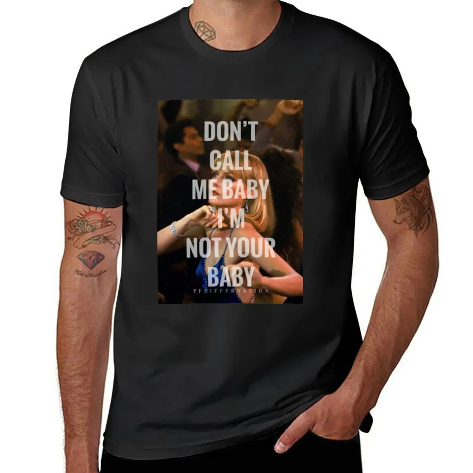 

Scarface Michelle Pfeiffer T-Shirt vintage clothes cute tops big and tall t shirts for men