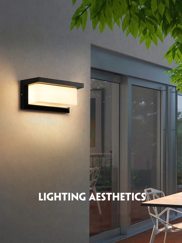 Outdoor Led Wall Lamp Motion Sensor Waterproof Wall Light Porch Lights Balcony Garden Lights Human body induction motion sensor light led light led wall lamp wall light
