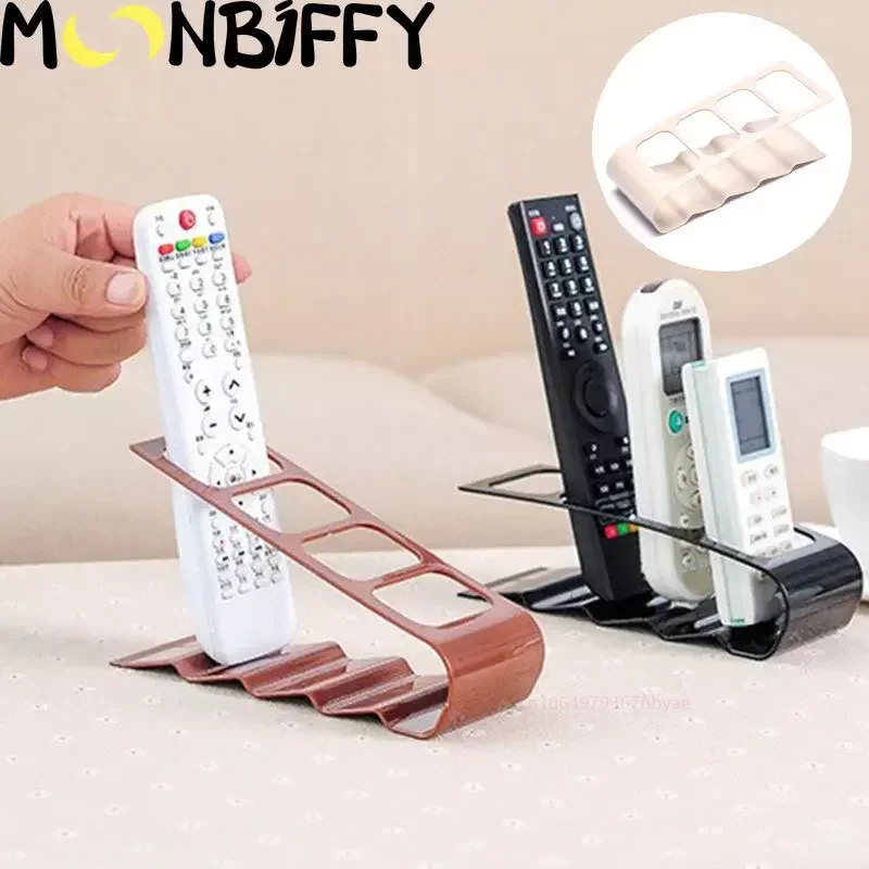 Staffa Da Tavolo Tv/Dvd/Vcr Organizer Home Office Organizer Case 4 Frame Telecomando Di Archiviazione Supporto Per Telefono Cellulare