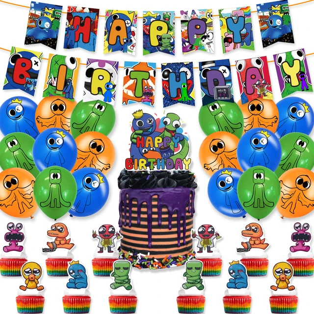 Rainbow friends birthday decoration #birthdayboy#6years#rainbowfriends