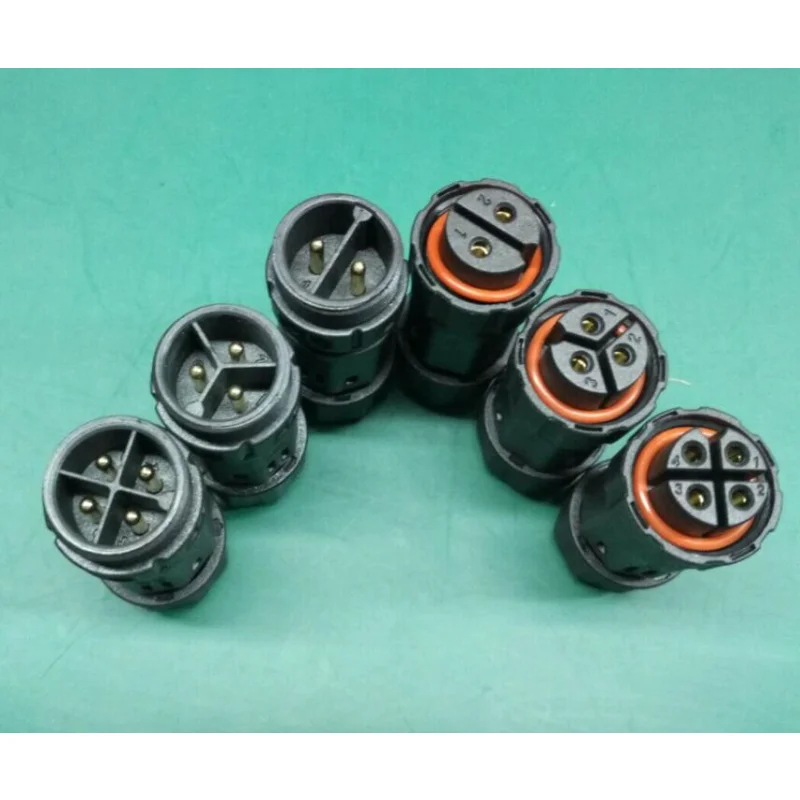 

M19 -2 Pin 250V 20A IP68 Male and Female Electrical Connector Cable Size 10mmsq Automotive Wire Connector Terminals