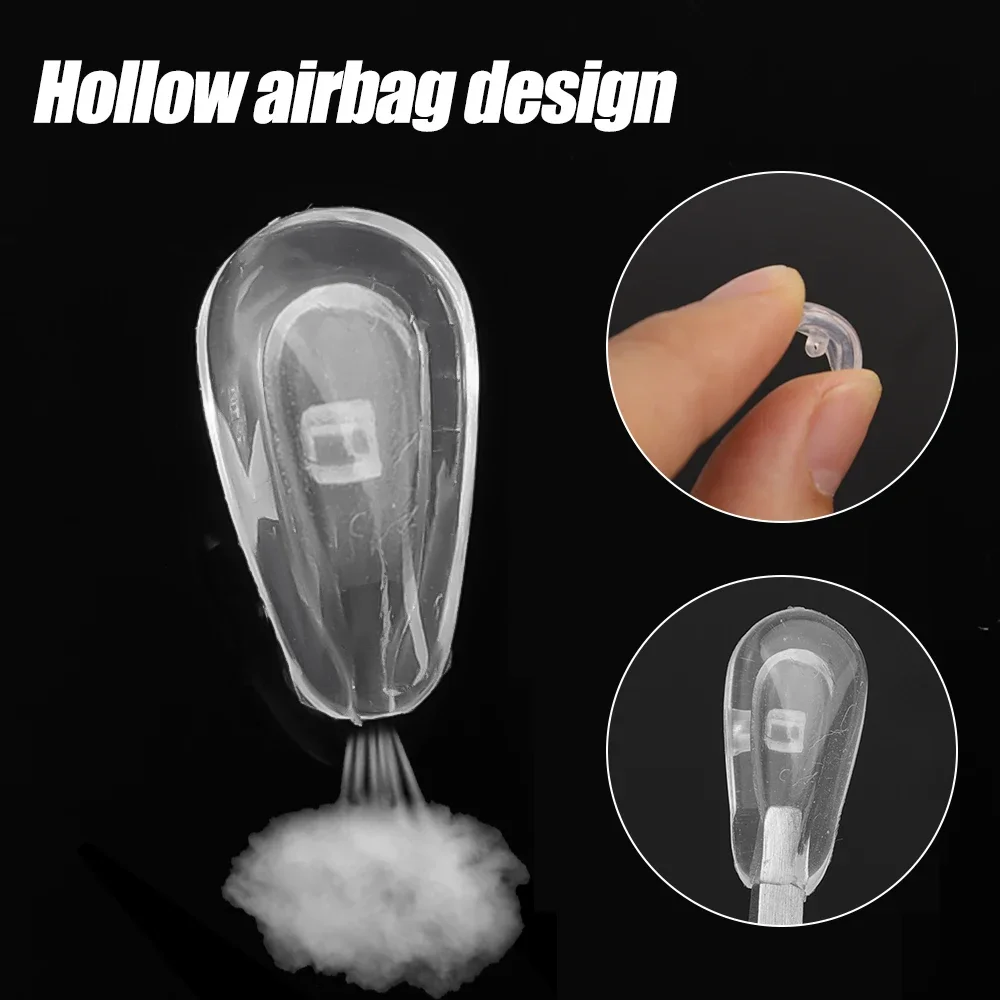 20Pcs/Set Silicone Glasses Nose Pad Airbag Soft Air Non-Slip Air Cushion Boles with Screws Screwdrivers Eyeglasses Accessories 3