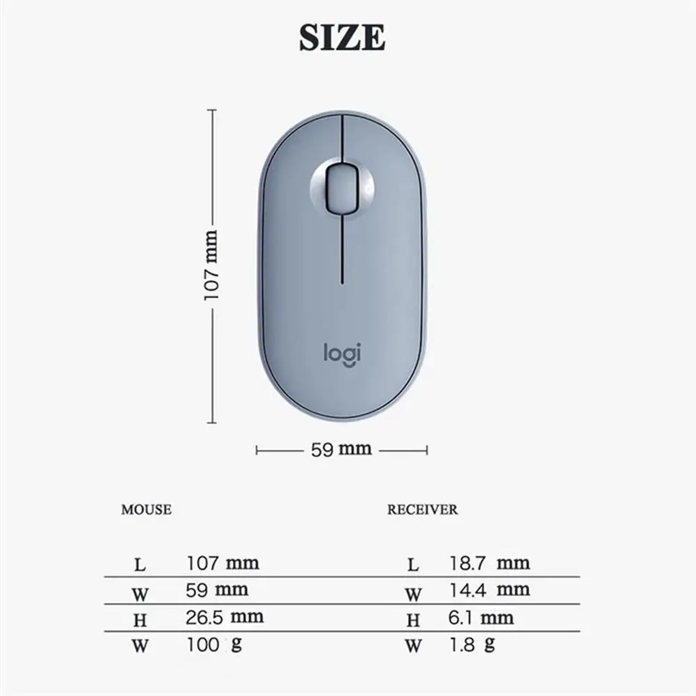 Wireless Game Mouse Dual Mode Bluetooth 5.2+2.4G Silent Usb Receiver Computer Mouse 1000dpi Ergonomic Gaming Mouse For Laptop PC