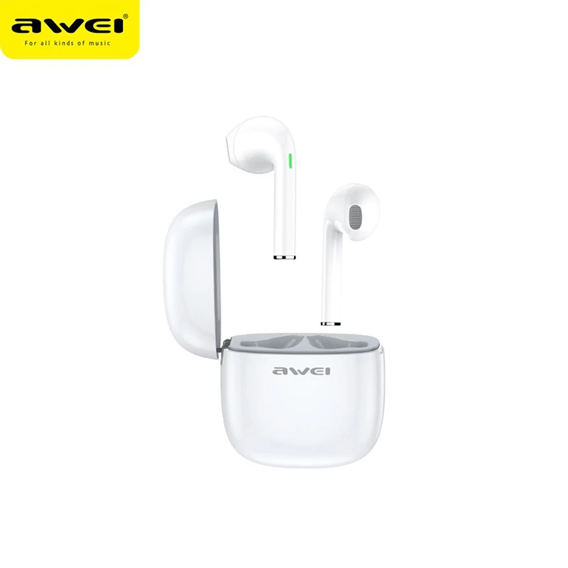 Awei T28 Bluetooth 5.1 Fones de Ouvido Fones de Ouvido sem Fio Fones de Ouvido com Microfone Esportes Headconjunto para Iphone Hauwei Xiaomi - Image 6