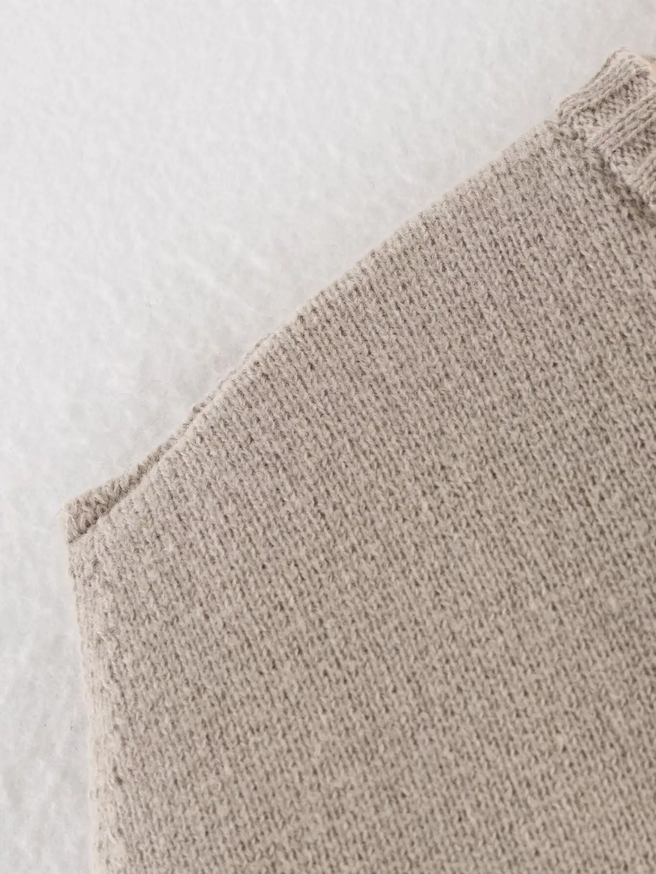 HH Frau Frühjahr Mode Rundhals Lose Ärmellose Vielseitige Gestrickte Weste Weibliche Pendeln Casual Warme Bequeme Weste – Detail 5