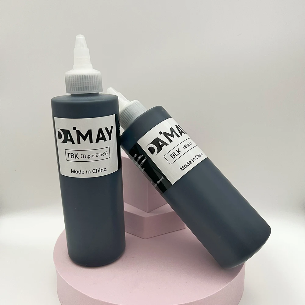 8OZ Black Tattoo Ink Pigment Professional DIY 240ml Tattoo Pigment Permanent Body Art Practice Supplies Ink