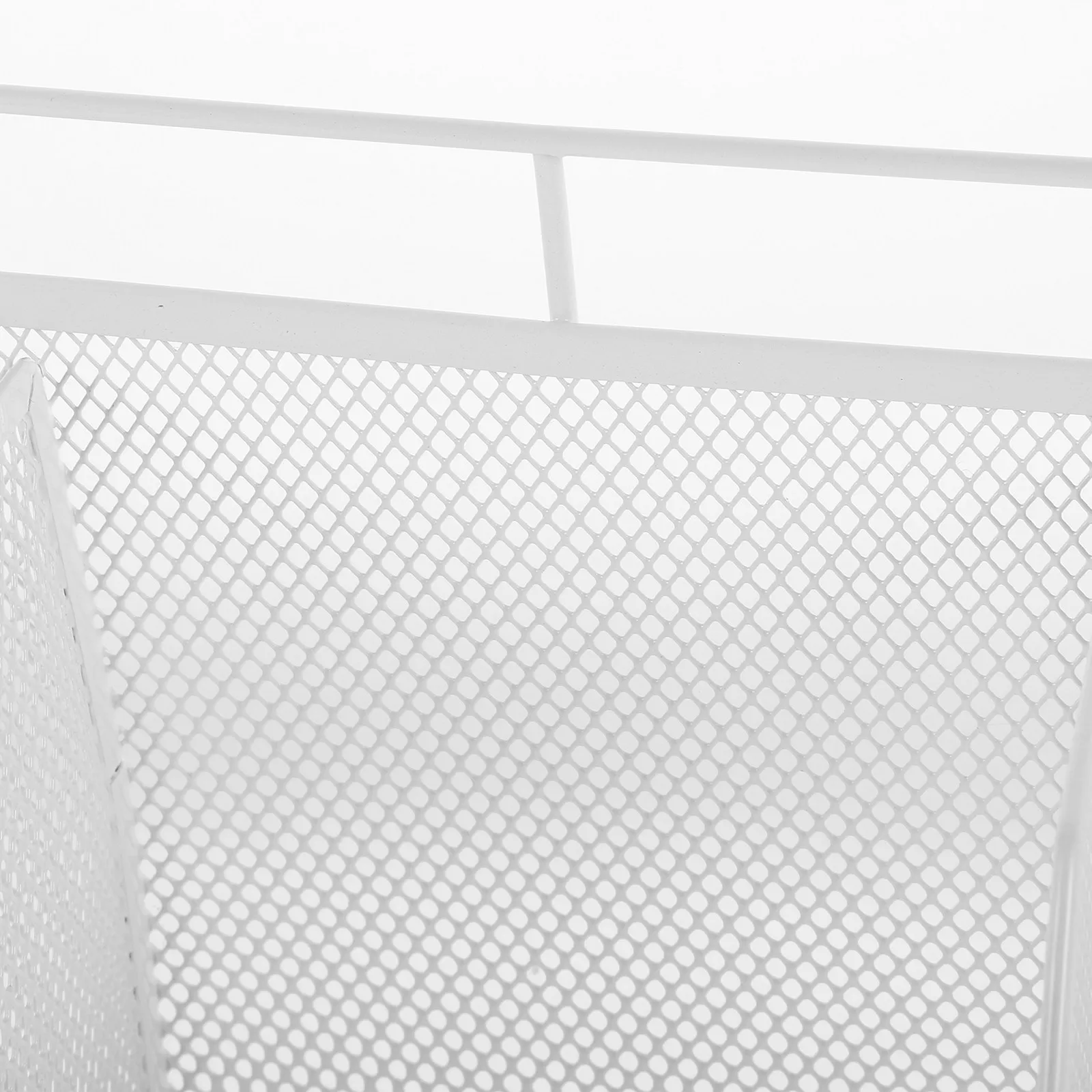 와이어 메쉬 파일 정리함 3칸 경사형 문서 홀더 사무실 책상 수납 랙 데스크탑 파일 정리함 잡지꽂이