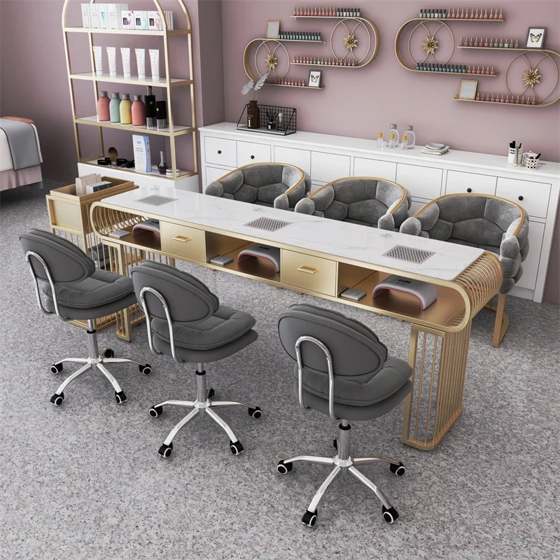 

Simple salon nail salon vacuum cleaner assisted office nail salon reception technicians nail salon furniture LJ50MT