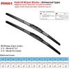 For Jeep Grand Cherokee WK2 2013-2020 Car Front Wiper Blades Soft Rubber Windscreen Wipers Auto Windshield 22"+21" Wiper 2