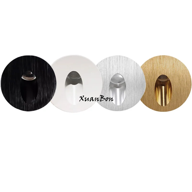 Recessed Wall Sconce Lamp Led Stair Lighting Interior Step Light 1W 3W Aluminum Nightlights for Bathroom AC110V/220V DC12V 2