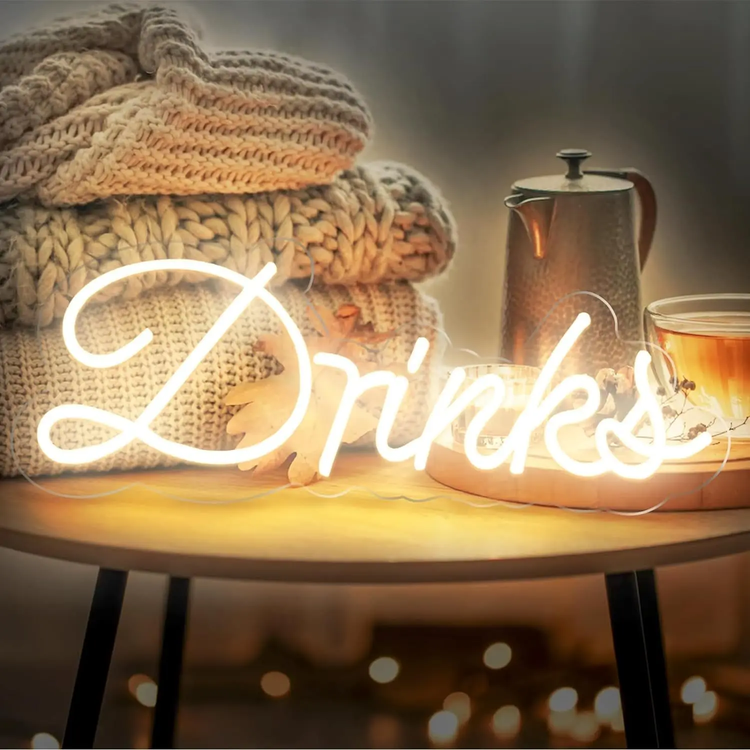 

Drinks LED Neon Sign ,Coffee, Jucie Shop Sign, Night Light Sign for Shop