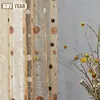 Polka Dot Jacquard Woven Gauze Curtains for Living Dining Room Bedroom Modern Embroidery Embroidery Tulle Window Screens Custom 1