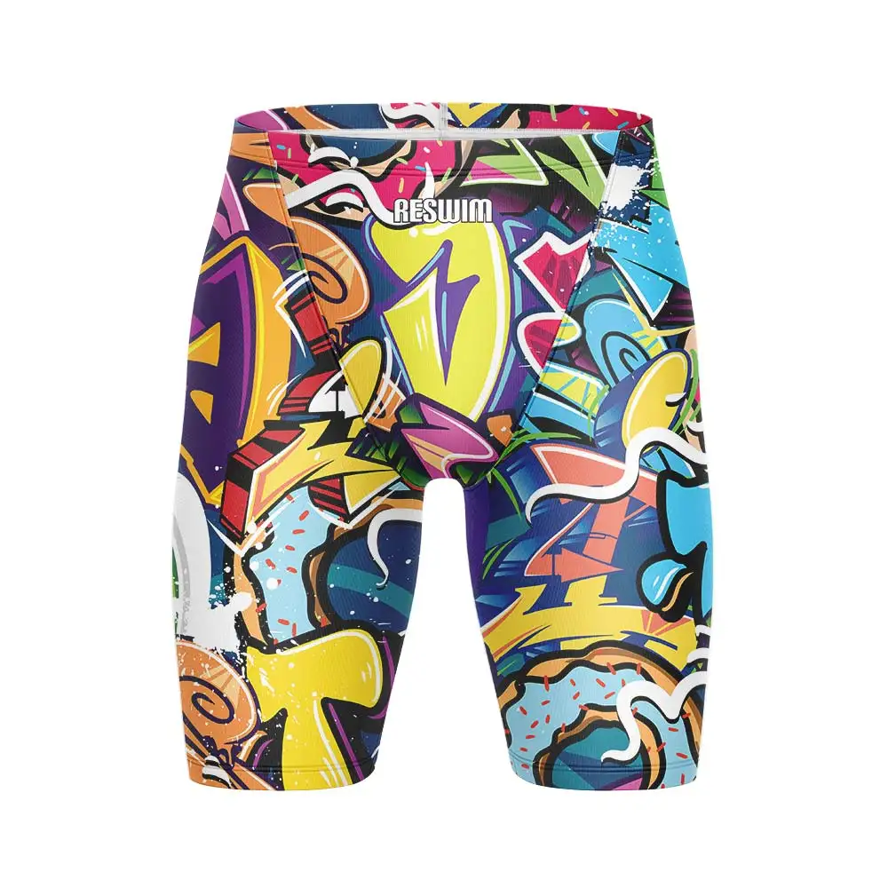 Swimming Trunk Swimwear Mens Beach Swim Surfing Sports Shorts Boys Swim Jammer Swimsuit Shorts Summer Quick Dry Bathing Suit