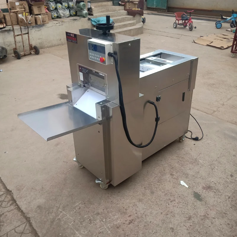 Commercial Stainless Steel Freezing Beef Meat Planer Lamb Roll Slicer CNC Double Cut Lamb Meat Planer 4