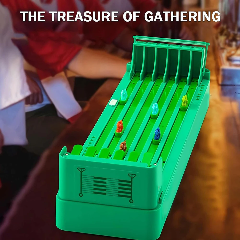 Desktop Horse Racing Game with 6 Horse Horse Race Game Interactive Toy Hand Eye Coordination for Adults Kids