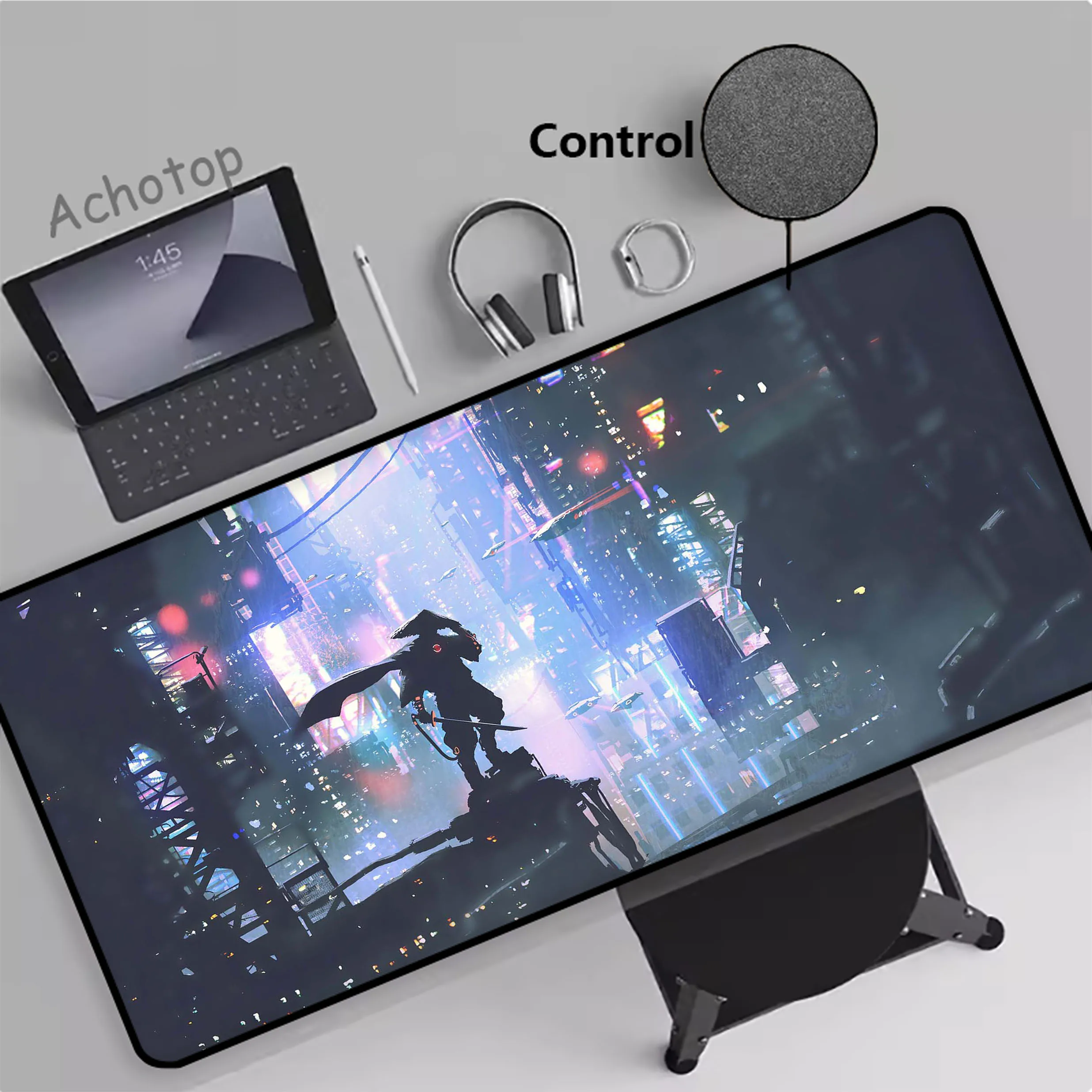 

Japanese Style Control Mouse Pad Gaming Setup Accessories Mousepad XXL Desk Mat Locking Edge Mouse Pads Keyboard Mat 90x40cm