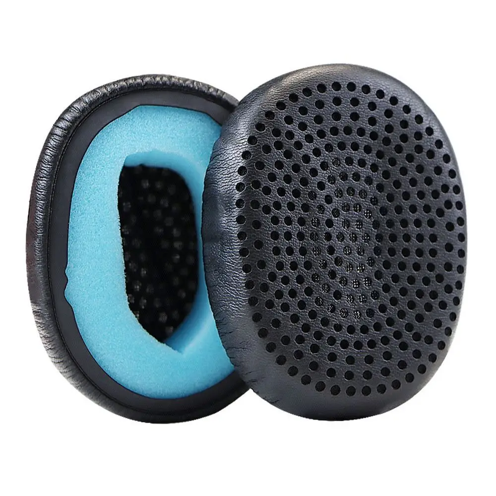 Portable Leather Ear Pads Replacement Sponge Earbuds Cover Soft Ear Cushion for Skullcandy Riff Wireless Headphones Accessories