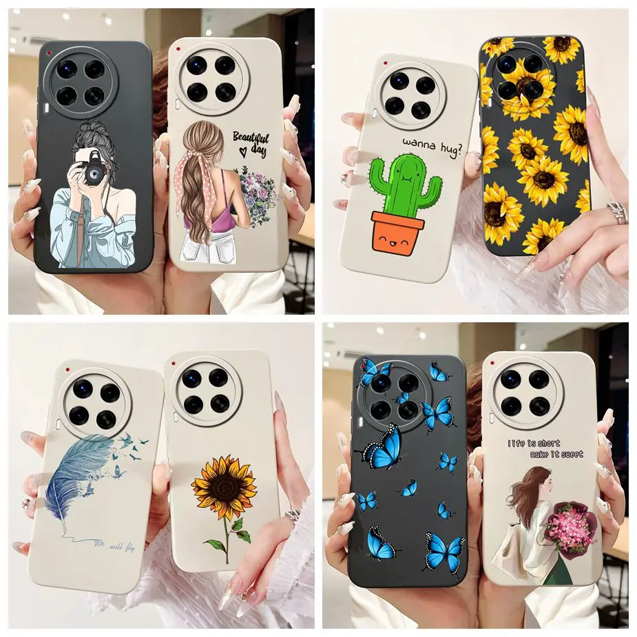 Stylish Sunflower Soft TPU Phone Case