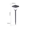 Modern Creative New Solar Street Light Square ABS Outdoor Waterproof Courtyard Light Super Bright Garden Grass Led Lawn Lamp 4