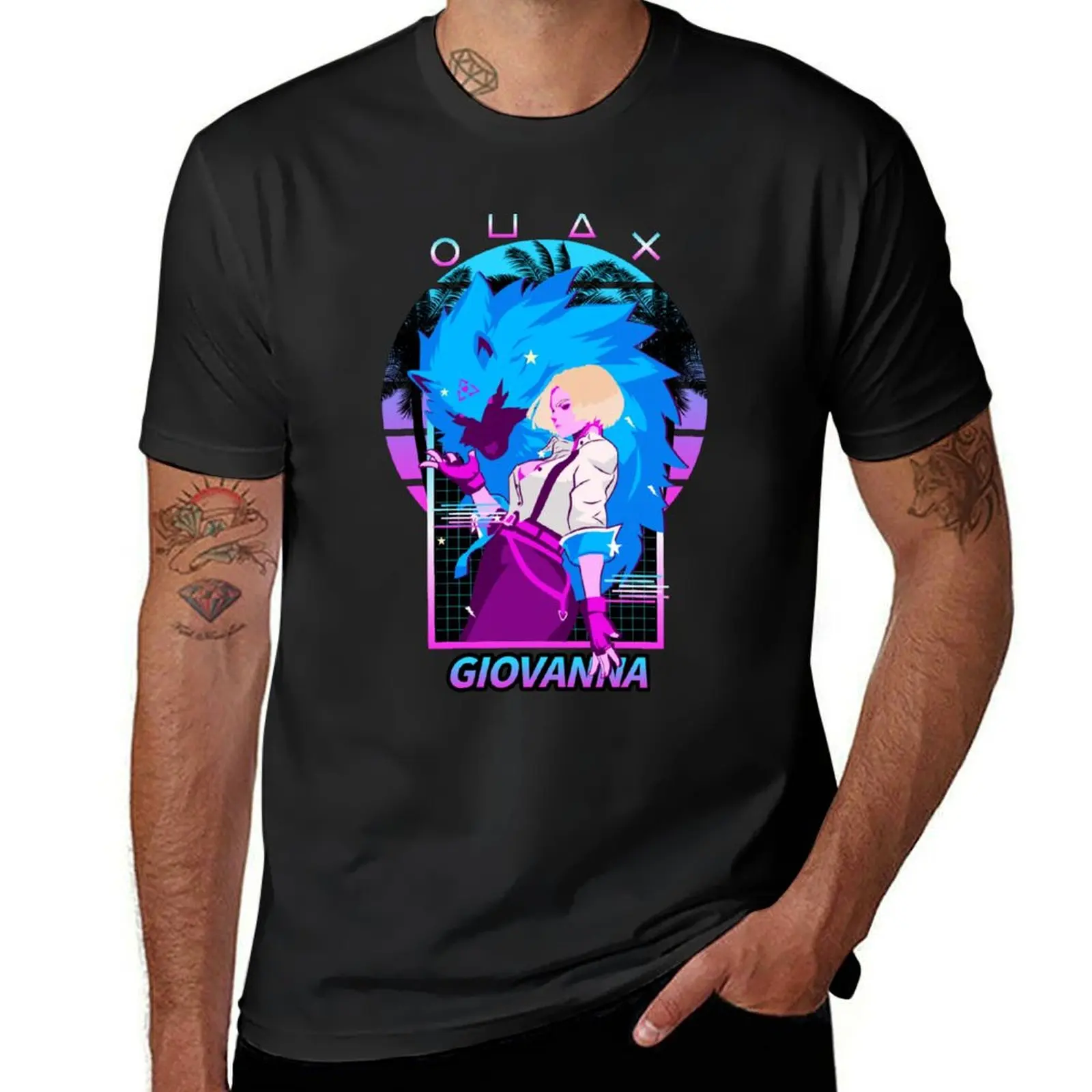 Giovana pop art style T-Shirt plus sizes customizeds men clothing