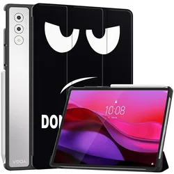 Premium Trifold Leather Hard Stand Cover for YogaTab Plus TB520FU (YJ)