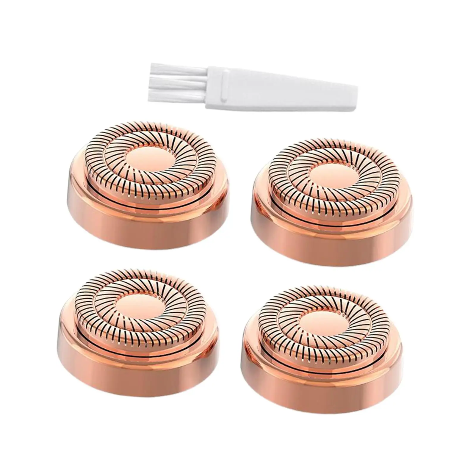 4Pcs Replacement Heads Hair Removal Tool with Cleaning Brush for Lipstick Hair Remover Gen 2 4Pcs Replacement Heads Hair Removal Tool with Cleaning Brush for Lipstick Hair Remover Gen 2