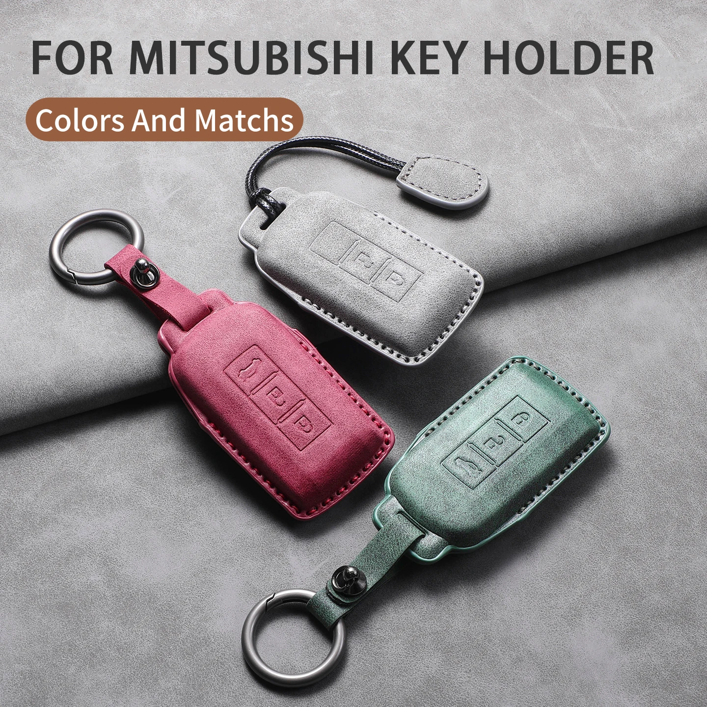 Luxury Leather Smart Key Case Cover - Premium Car Accessory