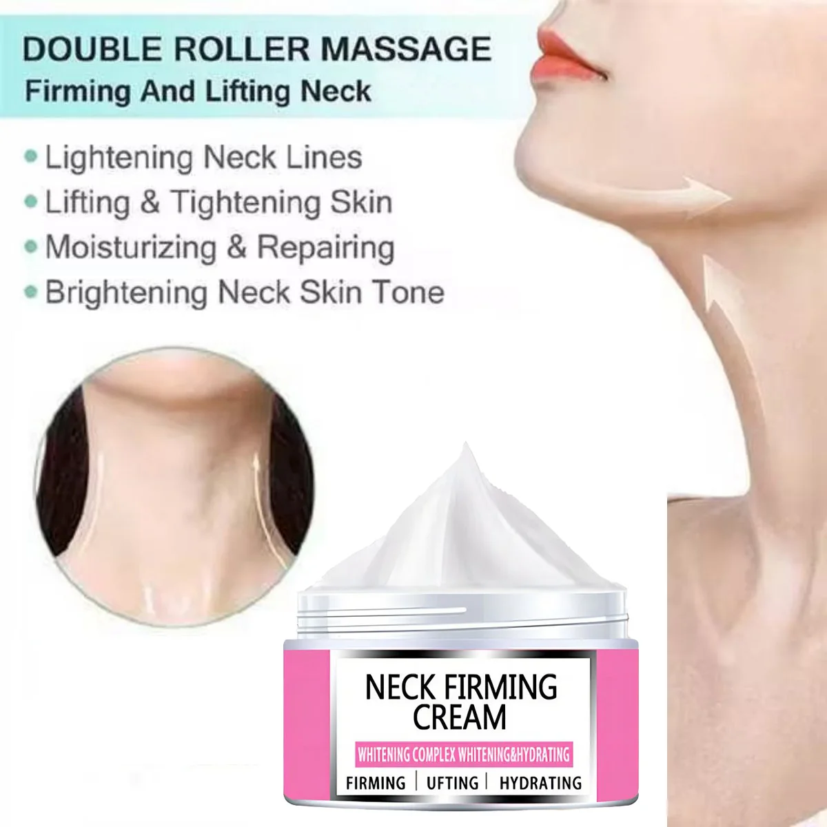 Neck moisturizing cream tightens the skin and reduces wrinkles 2