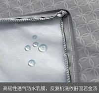 Waterproof Mattress Cover With Zipper Six Sides All Inclusive Tatami Mattress Cover Queen Quilted Bed Fitted Sheet Customizable 6