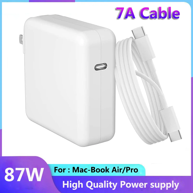 Cargador Mac Book Pro, Adaptador De Corriente De Cargador USB C De 70 W Para MacBook Pro/Air De 13/14 Pulgadas, Para MacBook De 12 Pulgadas, Incluye Cable De Carga USB-C A USBC