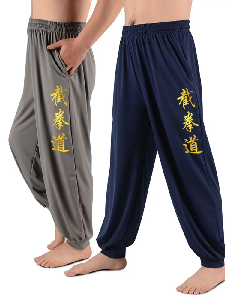 Jeet kune do clothes trousers Martial arts pants Chinese kung fu uniform Sport slacks Yoga pants