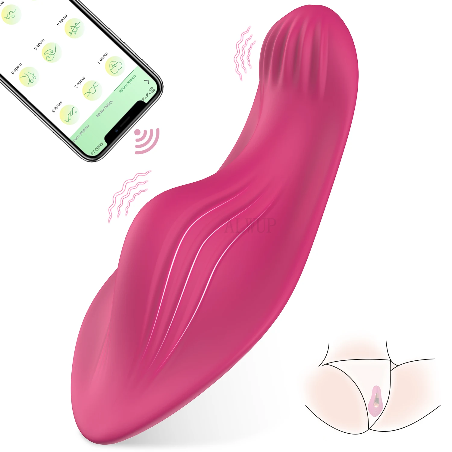 APP-Steuerung Klitoris-Stimulator für Frauen, Höschen, Vibrator, Klitoris-Nippel, weiblicher Masturbator, Interaktion, Sexspielzeug für Paare ab 18 Jahren 1