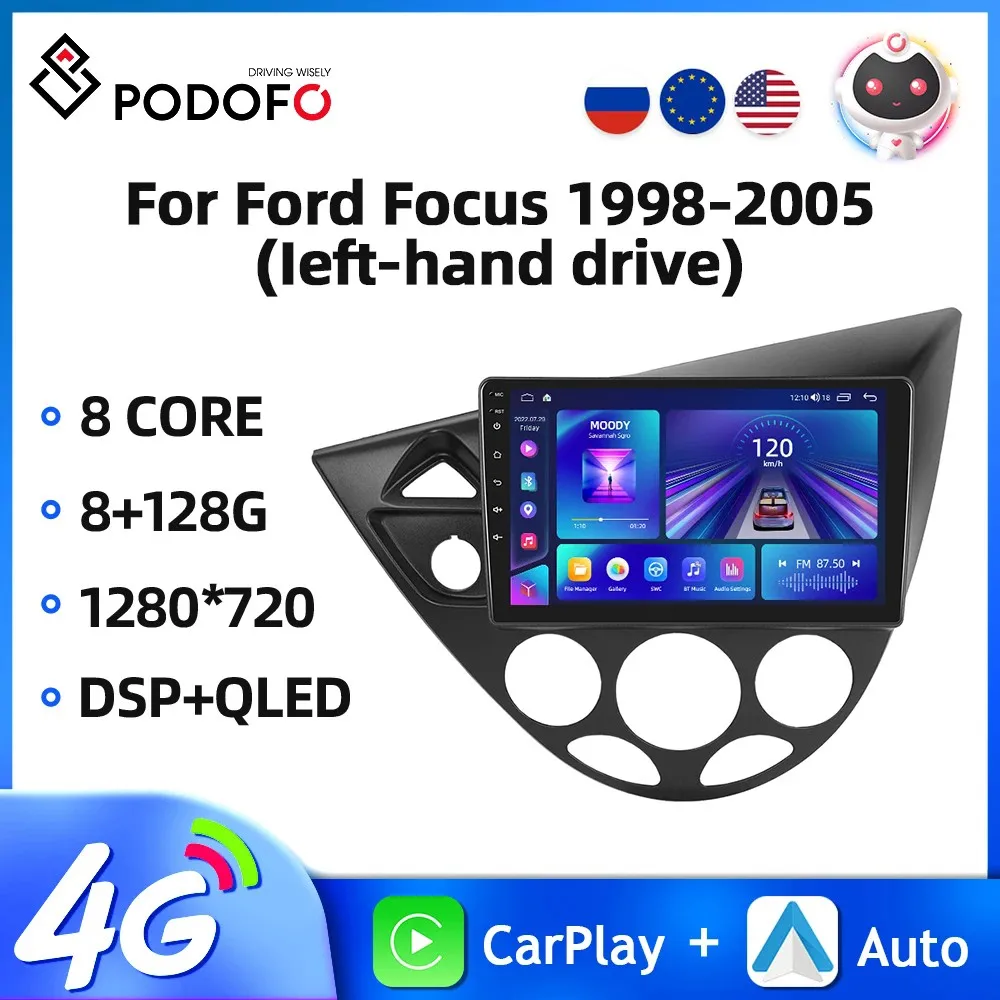 Ford Focus Autoradio - CarPlay & Android Auto