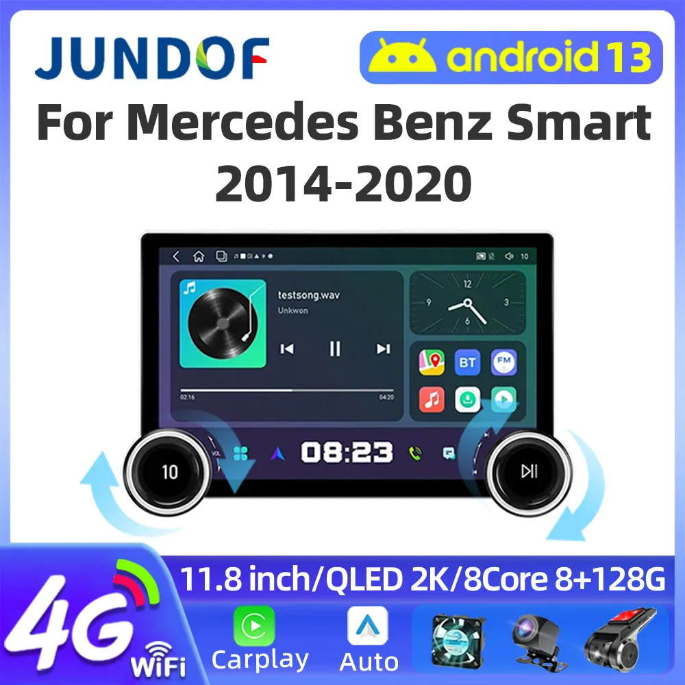 11-8-2K-Car-Raido-Android-13-For-Mercedes-Smart-453-Fortwo-2014-2020 ...