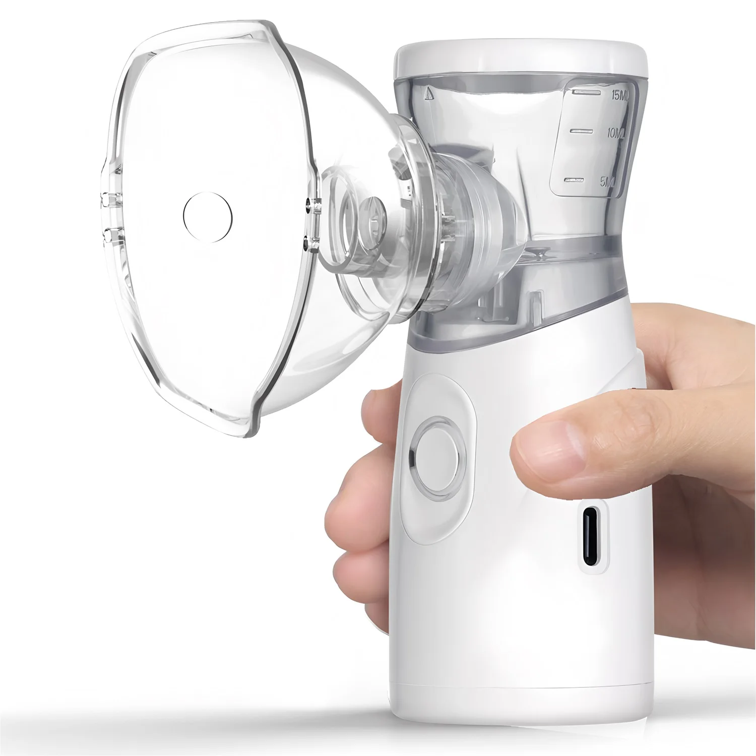 Rechargeable Mini Nebulizer Adjustable Portable Medical Silent Ultrasonic Inhaler Timing Steam Device Adult child mesh nebulizer medical nebulizer asthma inhaler spacer