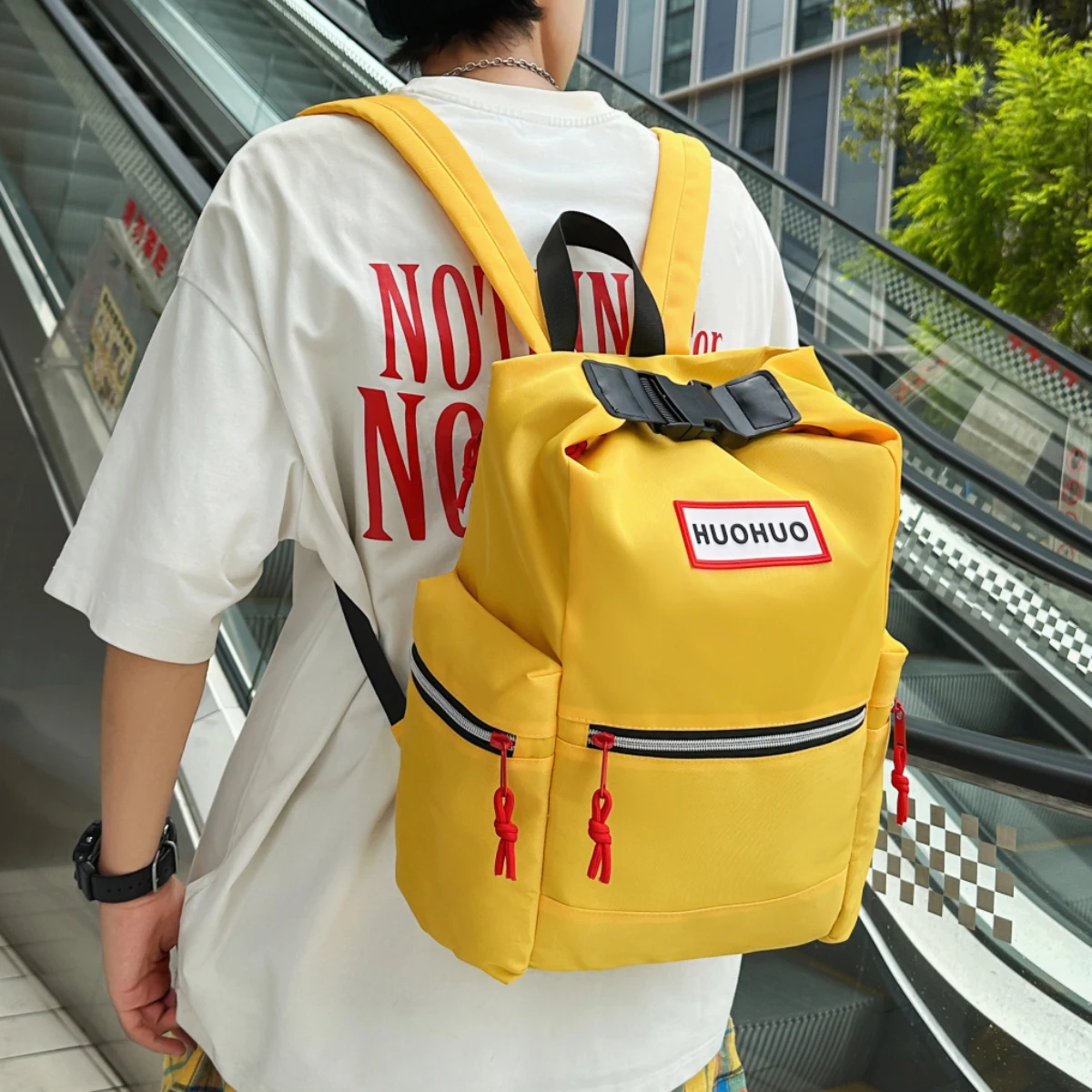 Couple's Backpack, Large Capacity, Lightweight Outdoor Travel Backpack, Fashionable School Bag for Female College Students, High School Students, Junior High School Students, for Class and Sports