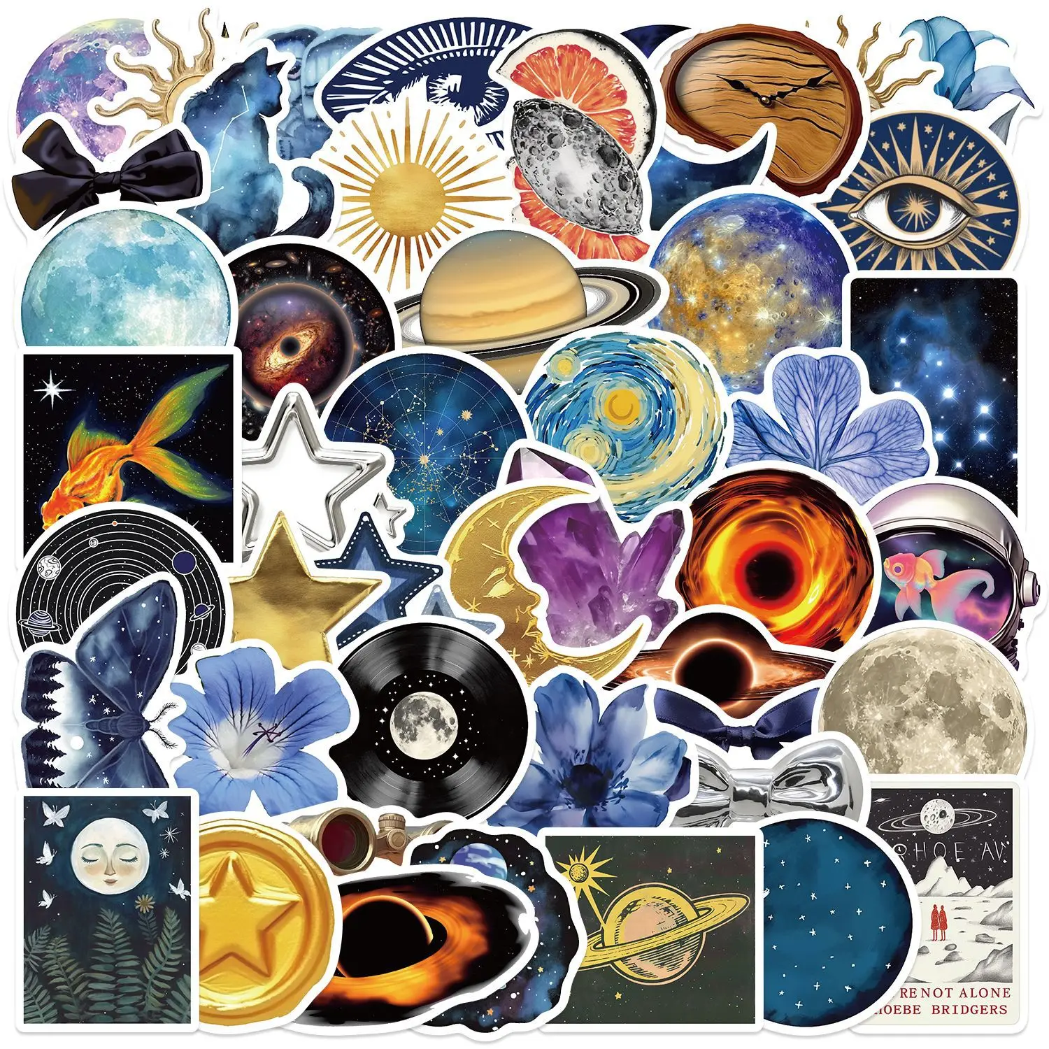 10/50 stücke Universum Planet Kunst Ästhetik Aufkleber DIY Telefon Gitarre Laptop Notebook Koffer Tasse Wasserdichte Aufkleber Kinder Spielzeug