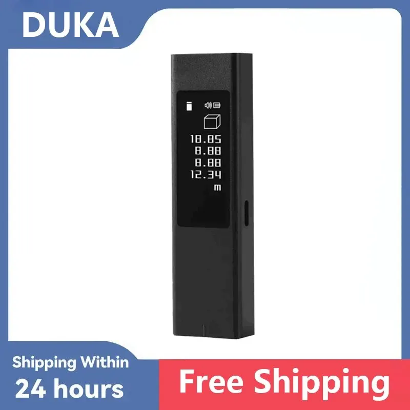  DUKA ATuMan LS5 Laser Rangefinder Distance Meter Touch Screen 40M Electric Digital Ruler Tape Measurement Tools Range Finder 