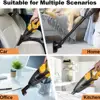 Cordless Vacuum Cleaner for DeWalt 18V/20V Battery (No Battery) Handheld Vacuum for Hardwood Floor Carpet Pet Hair Car 4