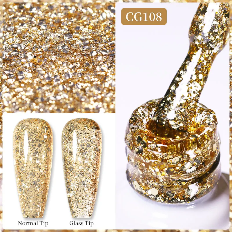 Vernis à Ongles Gel Bluesky, Paillette Sans Couche De Finition Paillettes D Anniversaire Gtc07 Rose 10 Ml Necessite Un Durcissement Sous Lampe Led Uv